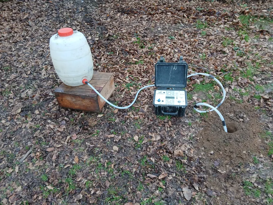 Machine SIG PERMEA — test d'infiltration du sol